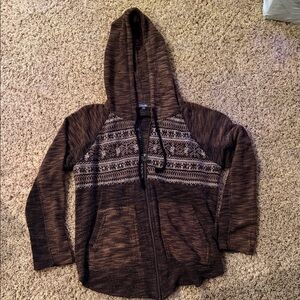 Women’s Brown Hooded Sweater